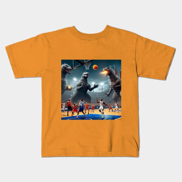 Team Godzilla . Kids T-Shirt by Canadaman99